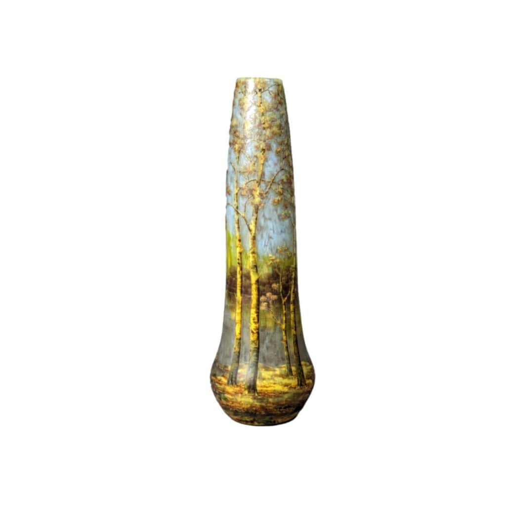 DAUM NANCY vase « paysage » | Biron 