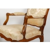 Paire de fauteuils Louis XV à la Reine. | Biron Paire de fauteuils Louis XV à la Reine.