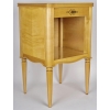 1940 Paire de Tables de Nuit en placage de sycomore par René Prou | Biron 1940 Paire de Tables de Nuit en placage de sycomore par René Prou