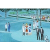 POUCETTE (1935-2006), Le Champ De Courses. | Biron POUCETTE (1935-2006), Le Champ De Courses.