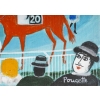 POUCETTE (1935-2006), Le Champ De Courses. | Biron POUCETTE (1935-2006), Le Champ De Courses.