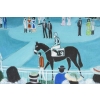 POUCETTE (1935-2006), Le Champ De Courses. | Biron POUCETTE (1935-2006), Le Champ De Courses.