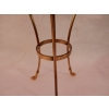 1950/70′ Guéridon Tripode En Bronze Doré Décor Napolleon 3 Maison Charles Orné De Têtes De Boucs | Biron 1950/70′ Guéridon Tripode En Bronze Doré Décor Napolleon 3 Maison Charles Orné De Têtes De Boucs