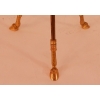 1950/70′ Guéridon Tripode En Bronze Doré Décor Napolleon 3 Maison Charles Orné De Têtes De Boucs | Biron 1950/70′ Guéridon Tripode En Bronze Doré Décor Napolleon 3 Maison Charles Orné De Têtes De Boucs