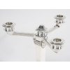 Paire de Candélabres Bougeoirs Art Déco Moderniste argent massif de Jean E. PUIFORCAT | Biron Paire de Candélabres Bougeoirs Art Déco Moderniste argent massif de Jean E. PUIFORCAT