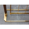 1970′ Porte Revue Maison Jansen en Bronze Doré, Plateau Miroir Oxydé 13
