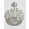 Lustre Suspension « Chêne » cristal blanc de Marc LALIQUE | Biron Lustre Suspension "Chêne" cristal blanc de Marc LALIQUE