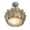 Lustre Suspension « Chêne » cristal blanc de Marc LALIQUE | Biron Lustre Suspension "Chêne" cristal blanc de Marc LALIQUE