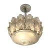 Lustre Suspension « Chêne » cristal blanc de Marc LALIQUE | Biron Lustre Suspension "Chêne" cristal blanc de Marc LALIQUE