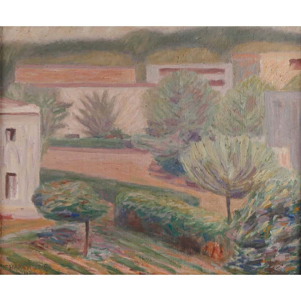 serge CHARCHOUNE 1888-1975, Le Jardin | Biron ||||||||
