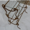 1950/70′ Bibus Étagère Laiton DLG Maison Jansen Provenance Palace Parisien 17