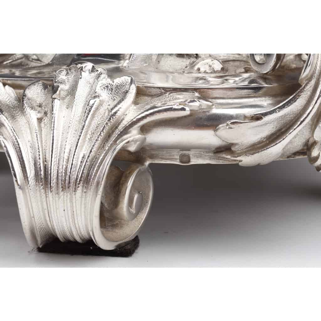 ORFEVRE MERITE – Paire de candélabres en argent massif XIXe | Biron 