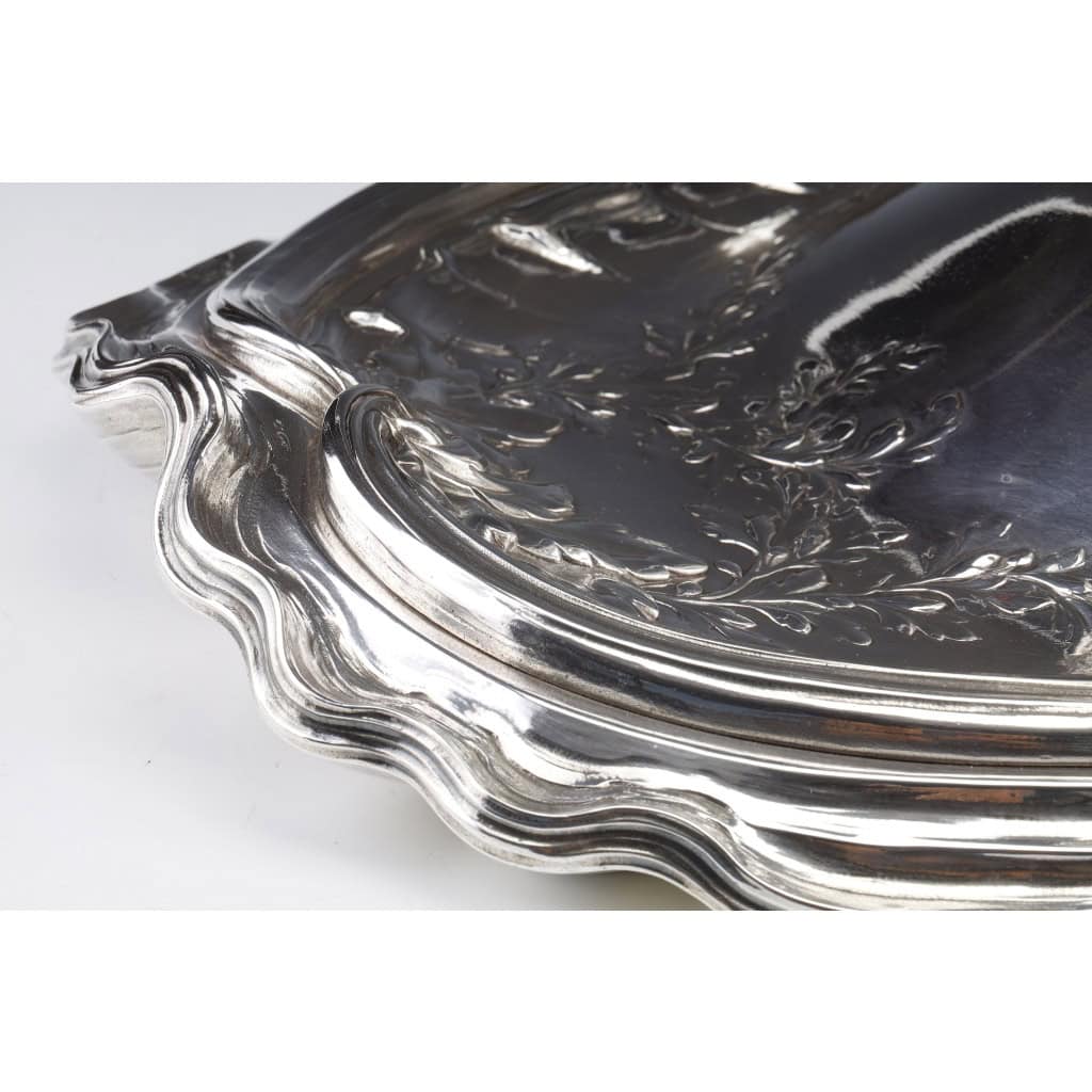 ORFEVRES Risler & Carré – Important centre de table en argent massif XIXe siècle | Biron 