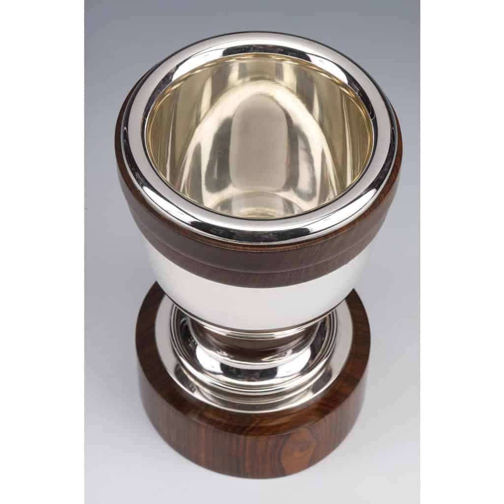 Gustave KELLER – Vase en argent massif époque ART DECO | Biron 