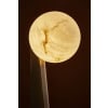 Glustin Luminaires Creation Floor Lamp in Brass with Alabaster Globe | Biron 