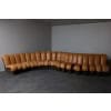 DS-600 Brown Leather Twenty Element Sofa by DeSede | Biron 