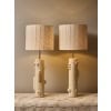 Pair of Olivia Cognet Ceramic Table Lamps | Biron 