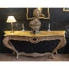 Grande console à quatre pieds en bois de noyer | Biron 