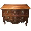 Commode Provençale 18è Nîmoise En Noyer Sculptée De Volutes Rocailles Ouvrant Par Deux Tiroirs | Biron 