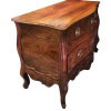 Commode Provençale 18è Nîmoise En Noyer Sculptée De Volutes Rocailles Ouvrant Par Deux Tiroirs | Biron 