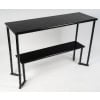 1970 Paire de consoles en laque noire de Jacques Grange | Biron 