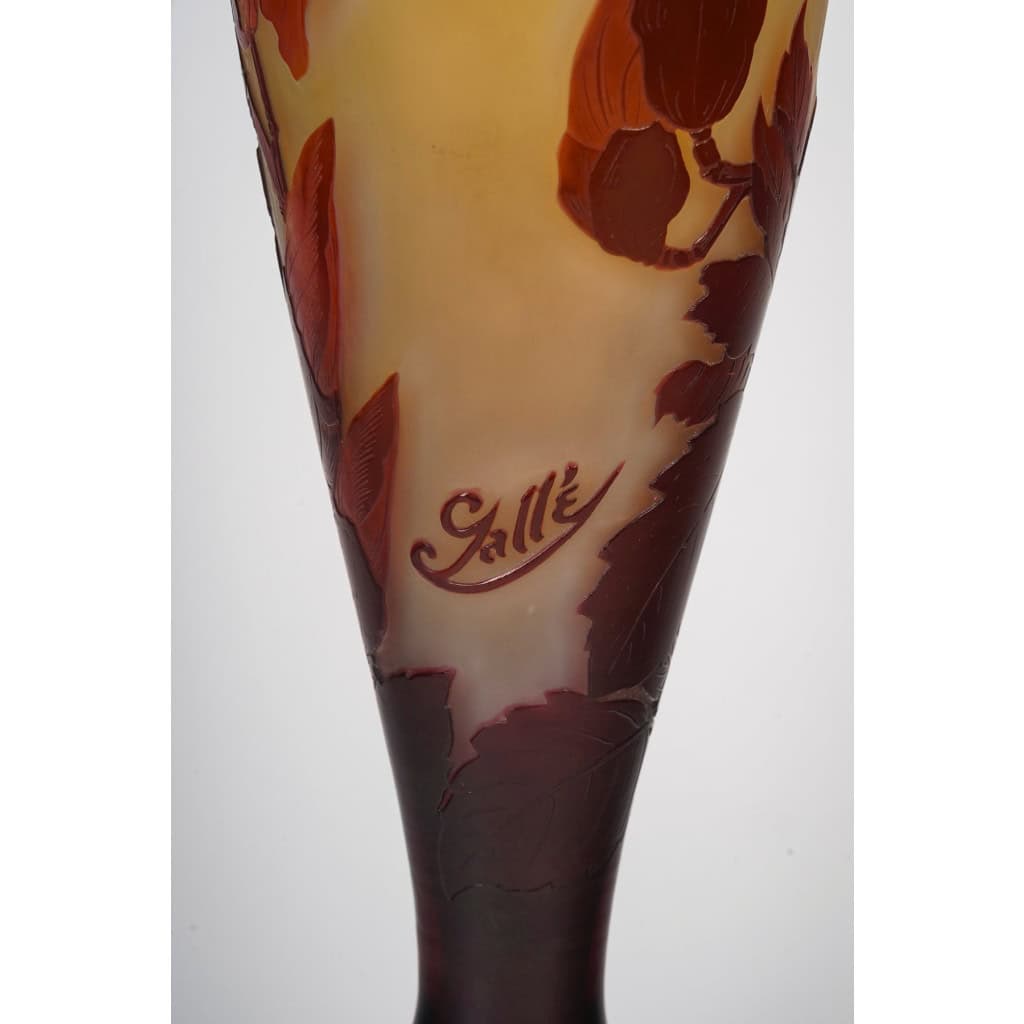 Émile Gallé (1846-1904) Vase aux « Magnolias », circa 1900 | Biron 