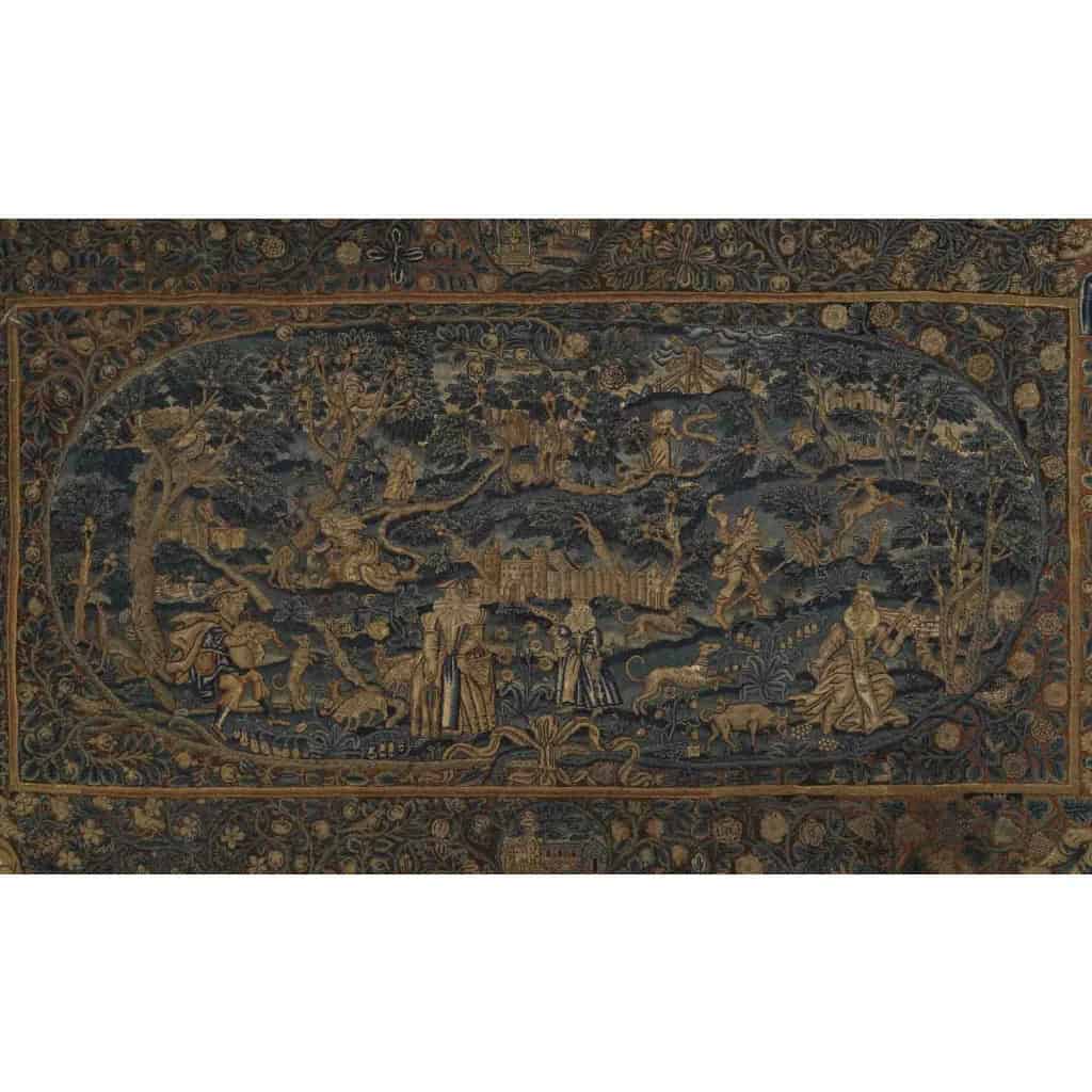 Tapisserie au point de St-Cyr, XVIème siècle | Biron 