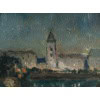 Marcel Cosson (1878-1956) Arlequin et Colombine à Venise huile sur toile vers 1900 | Biron 