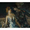 Marcel Cosson (1878-1956) Arlequin et Colombine à Venise huile sur toile vers 1900 | Biron 