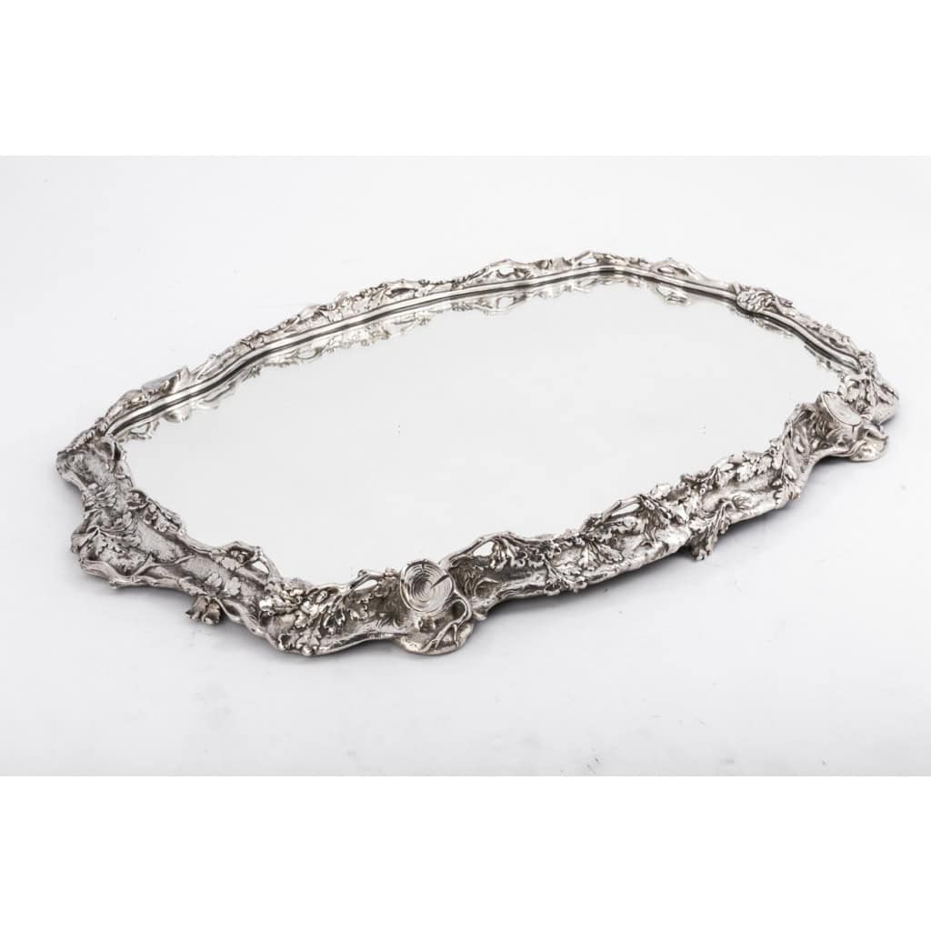 ORFEVRE C.CHRISTOFLE Silver-plated bronze centerpiece called “The Forest” XIXth century | Biron