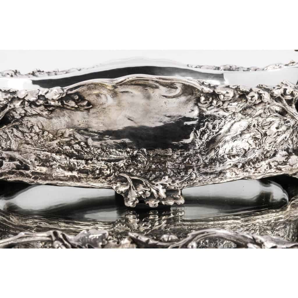 ORFEVRE C.CHRISTOFLE Silver-plated bronze centerpiece called “The Forest” XIXth century | Biron