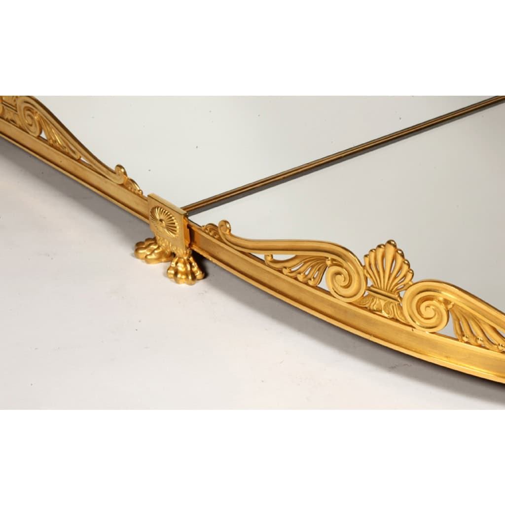 Surtout de table en bronze doré, Epoque RESTAURATION XIXe | Biron 