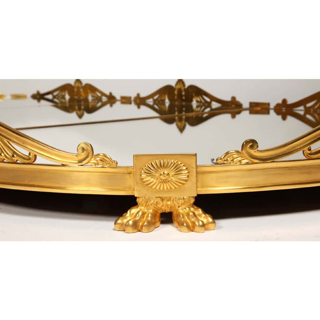 Surtout de table en bronze doré, Epoque RESTAURATION XIXe | Biron 