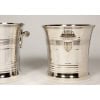 Orfèvre BOIN TABURET – Paire de rafraîchissoirs en argent massif Epoque ART DECO | Biron 