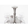Orfèvre ODIOT – Huilier / Vinaigrier en argent massif/cristal fin XIXè | Biron 
