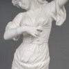 Élégante figure en biscuit, produite par la manufacture de Sèvres, représentant une Gitane dansant, épreuve signée de l’artiste Emile Guillemin, Début du XXe siècle 1902. | Biron 