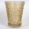 Vase « Ajaccio » verre blanc patiné sépia de René LALIQUE | Biron 