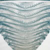 Vase « Annecy » verre blanc patiné bleu de René LALIQUE | Biron 