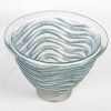 Vase « Annecy » verre blanc patiné bleu de René LALIQUE | Biron 