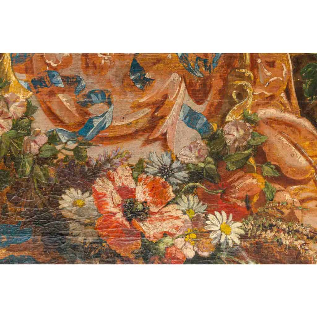 Alphonse Carrière (1808-1881) – Décor de boiserie composé de six Natures Mortes aux oiseaux Vers 1850-1860 | Biron 