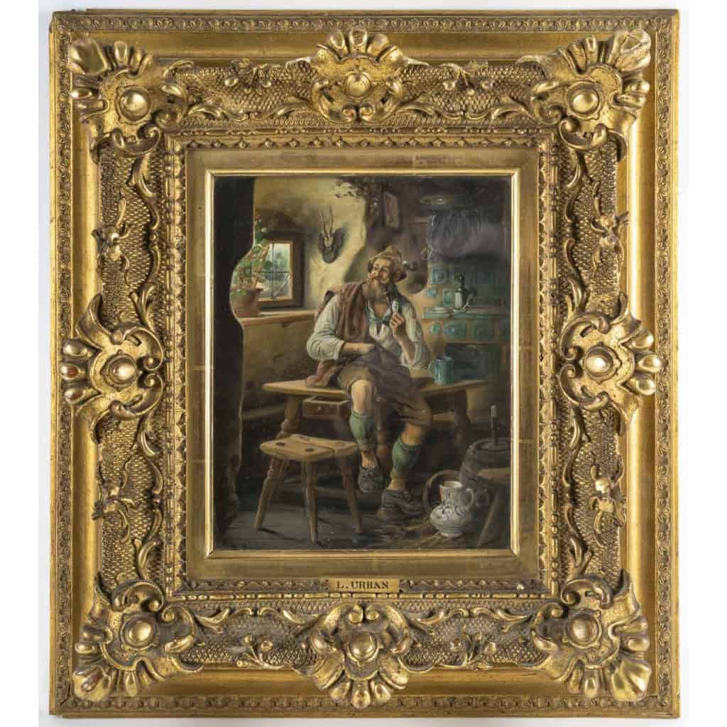 Huile sur panneau de Joseph Urban, 1894 | Biron 