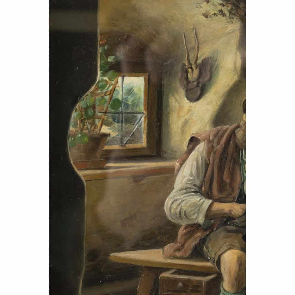 Huile sur panneau de Joseph Urban, 1894 | Biron 