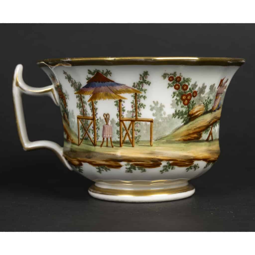 Tasse porcelaine de Paris, 1880 | Biron 