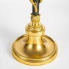 Paire de candélabres de style Louis XVI en bronze patiné et doré vers 1880 | Biron 