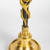 Paire de candélabres de style Louis XVI en bronze patiné et doré vers 1880 | Biron 