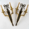 Paire d’appliques aux carquois d’époque Louis XVI en bronze ciselé et doré vers 1780 | Biron 