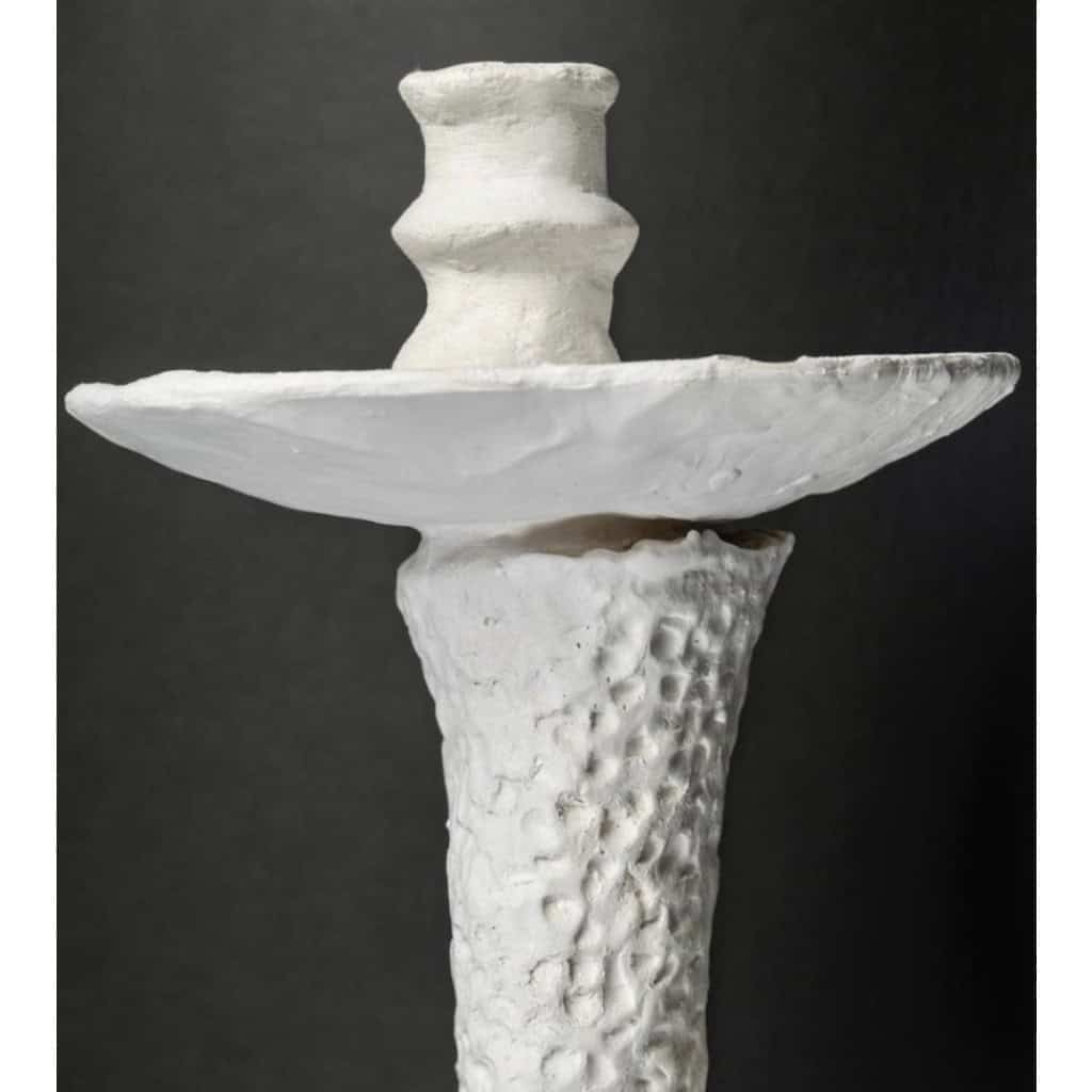 Grande paire d’appliques Torchiere Stuck de Rob Lemariey | Biron 