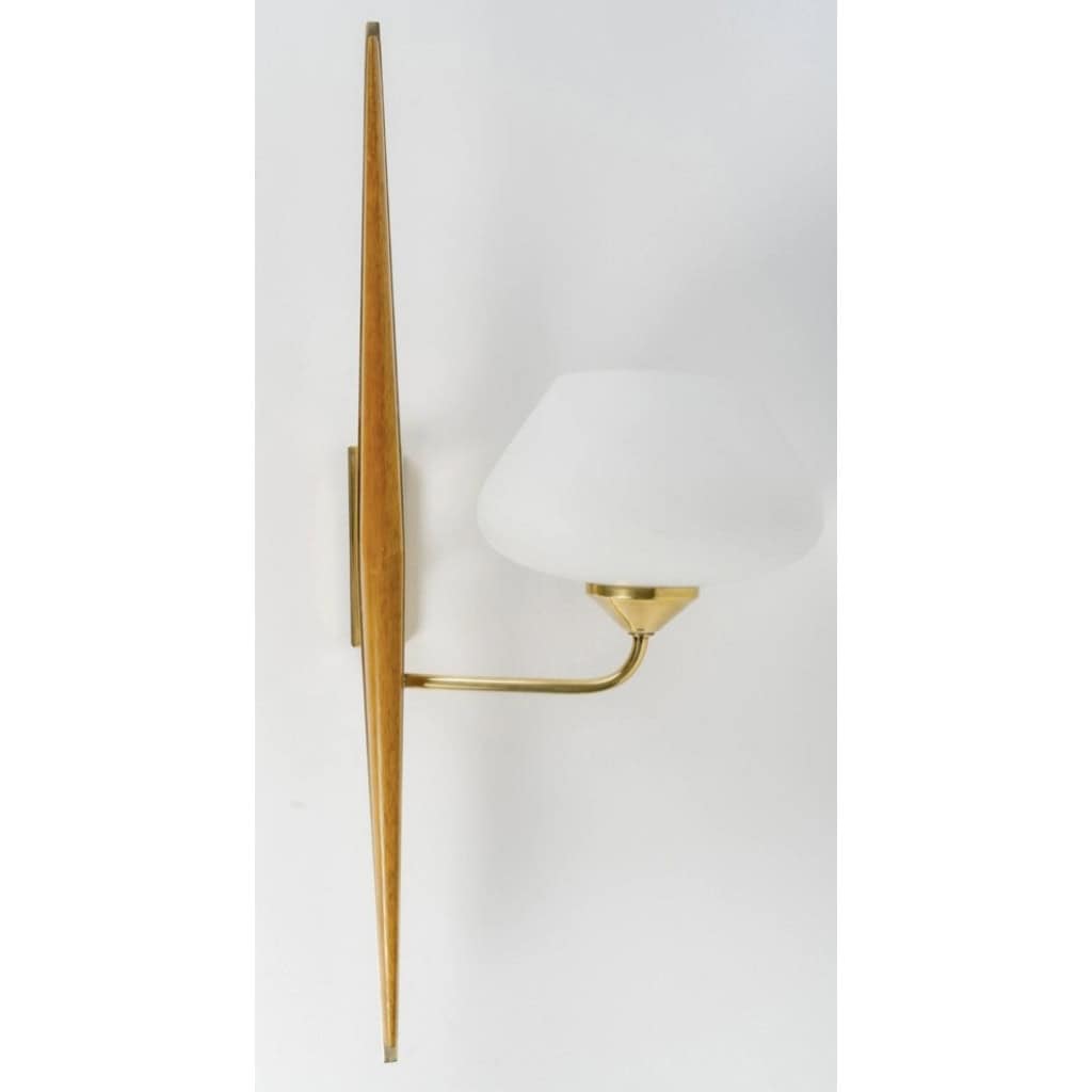 1950 Paire d’appliques Maison Arlus | Biron 