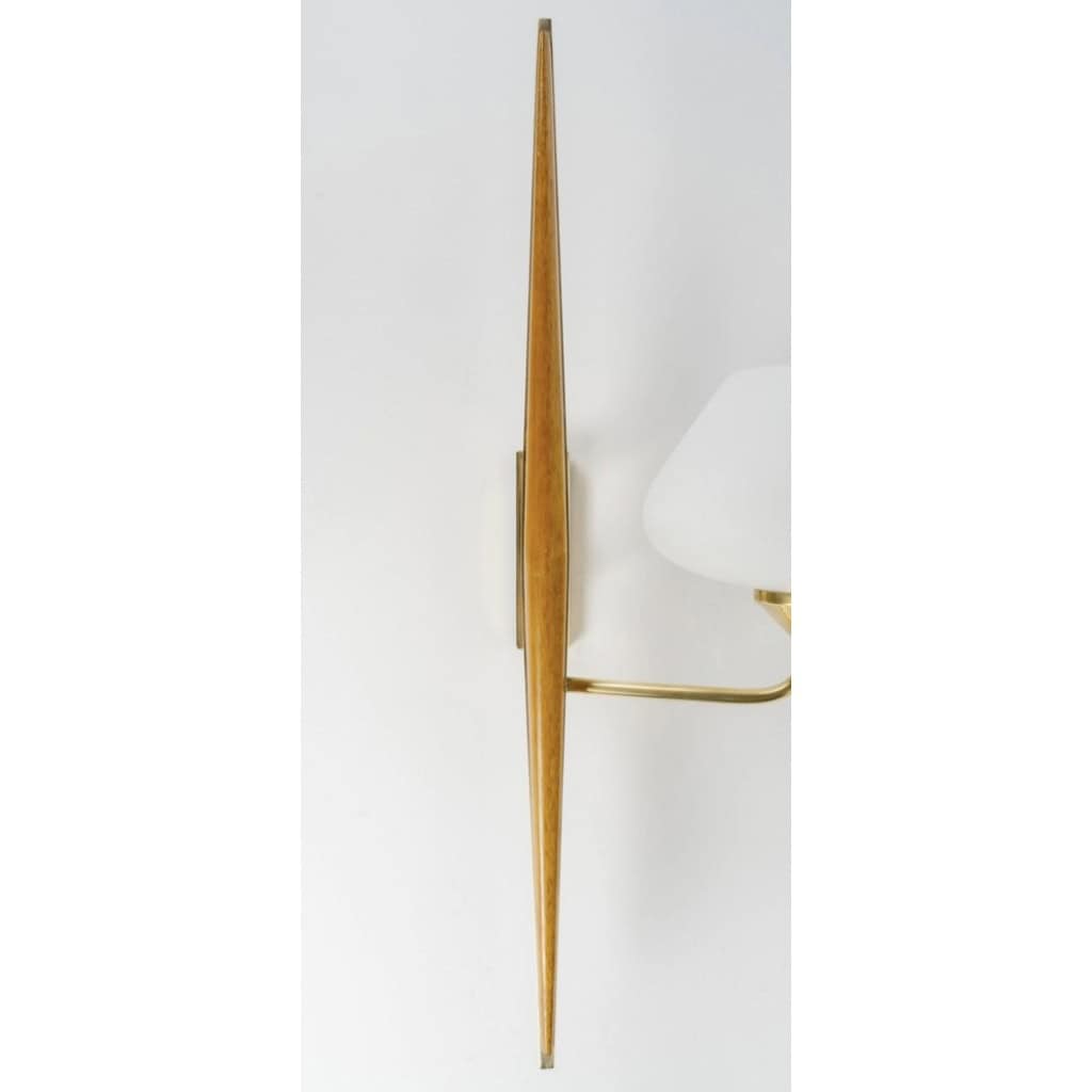 1950 Paire d’appliques Maison Arlus | Biron 