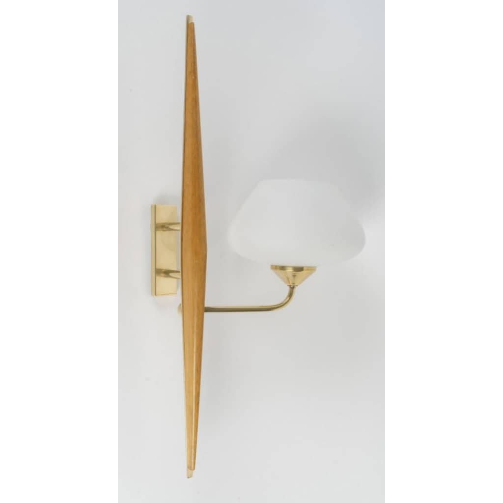 1950 Paire d’appliques Maison Arlus | Biron 